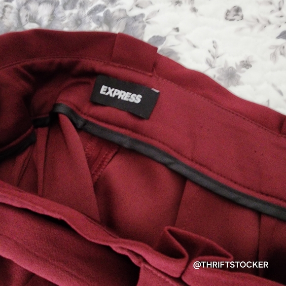 Express Ankle High Rise Pants - Picture 8 of 9